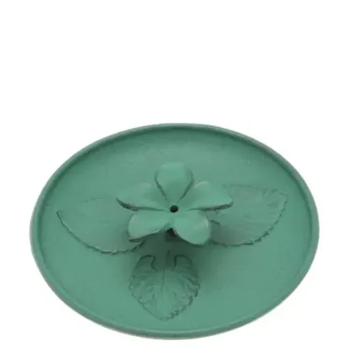 Incense Holder Green Violet