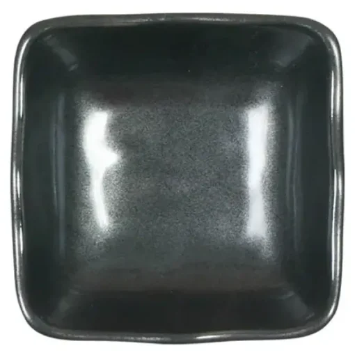 Iron Glaze 3.25" Sq. Dish