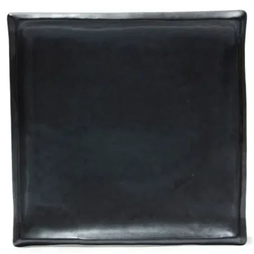 Iron Glaze 9" Sq. Plate