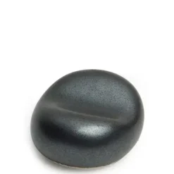 Iron Glaze Pebble Chopstick Rest
