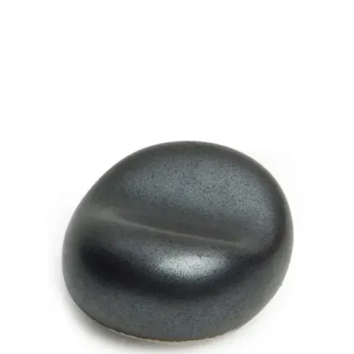 Iron Glaze Pebble Chopstick Rest
