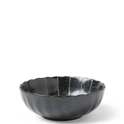 Kasa Lines Black 5.5" Bowl