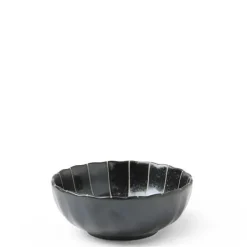 Kasa Lines Black 4" Bowl
