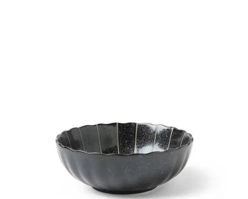 Kasa Lines Black 5.5" Bowl