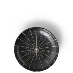 Kasa Lines Black 4.75" Plate