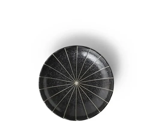 Kasa Lines Black 4.75" Plate