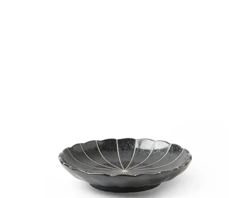 Kasa Lines Black 4.75" Plate