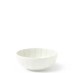 Kasa Lines White 4" Bowl
