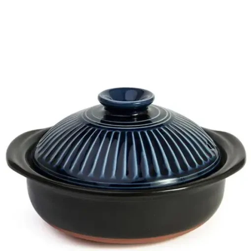 Kikka Blue Donabe Casserole, 28 Oz.