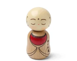 Kokeshi Ojizo Brown