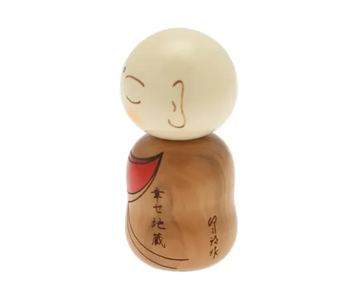 Kokeshi Ojizo Brown