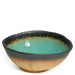 Kosui Green 9.5" Oval Serving Bowl