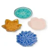 Leaf & Flower 4.75" Plate Set