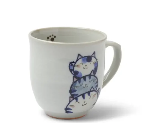 Mug Cat Trio Blue