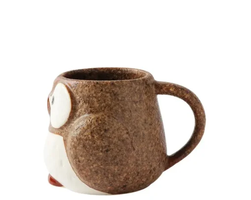Mug Owl Brown 11 Oz.