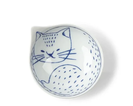 Nekotori Cat Bowl 3.75" Set/4