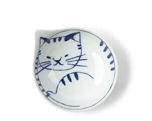 Nekotori Cat Bowl 3.75" Set/4