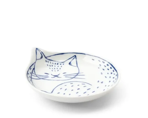Nekotori Cat Plate 4.25" Set/4