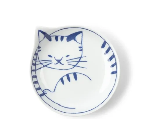 Nekotori Cat Plate 4.25" Set/4