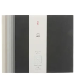Origami Paper Washi 10-Shades Of Black