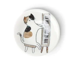 Piano Cat 6-1/8" Plate