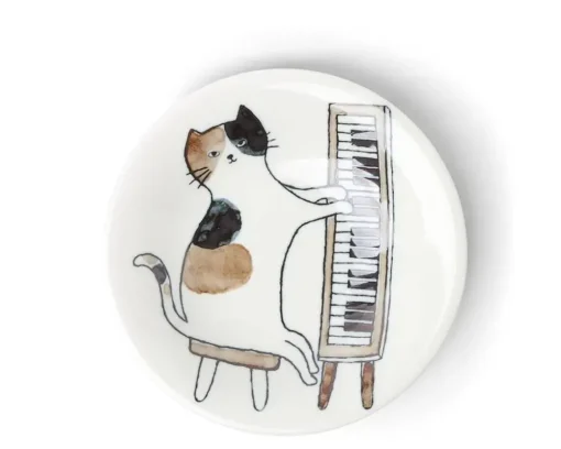 Piano Cat 6-1/8" Plate