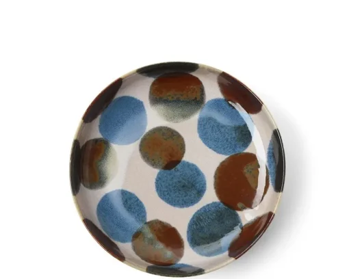 Rustic Dots 7.75" Shallow Bowl