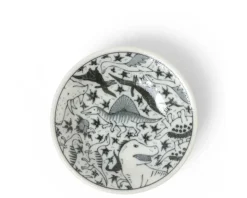 Sauce Dish 4" Happy Dinosaurs