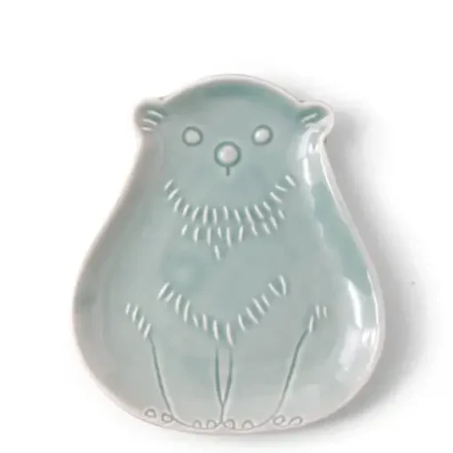 Sauce Dish Bear Teal