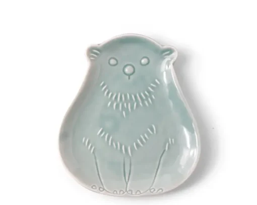 Sauce Dish Bear Teal