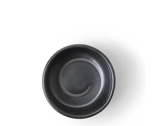 Sauce Dish Black Caramel Swirl