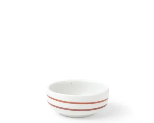 Sauce Dish White Caramel Swirl