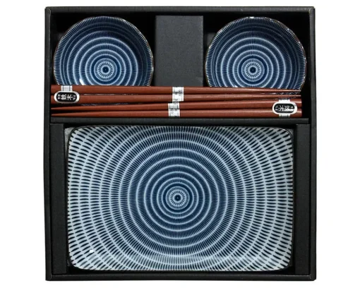 Sendan Blue Sushi Set