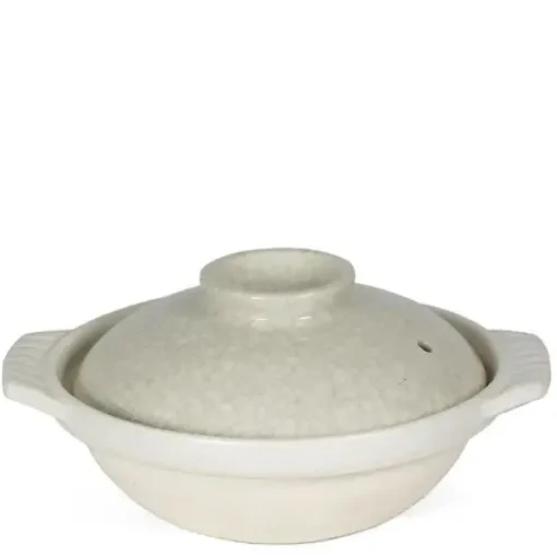 Sumi Kannyu White Donabe Casserole, 34 Oz.