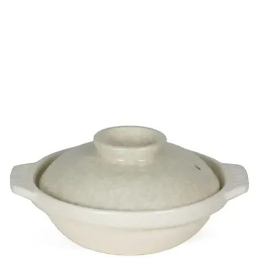 Sumi Kannyu White Donabe Casserole, 13 Oz.