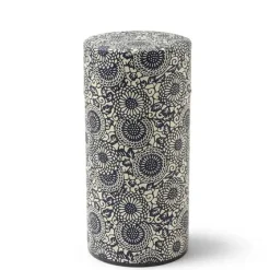 Tea Canister Antique Manjugiku Mums