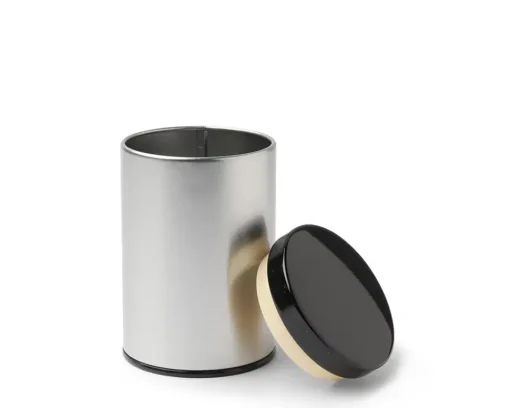 Tea Canister Black Lid 100G