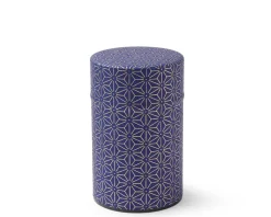 Tea Canister Purple/Gold Hemp