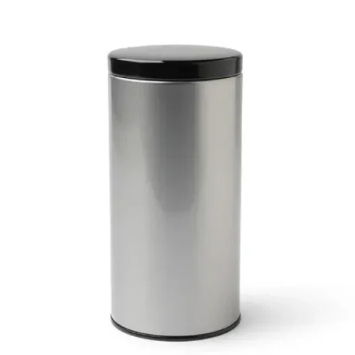 Tea Canister With Black Lid 200G