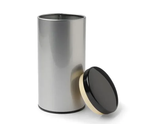 Tea Canister With Black Lid 200G