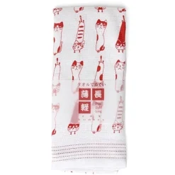 Tea Towel - Red Cats