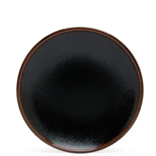 Tenmoku 6.5" Round Plate