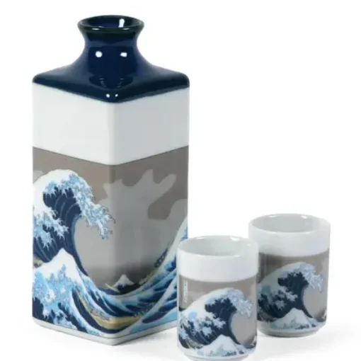 The Great Wave Sake Set