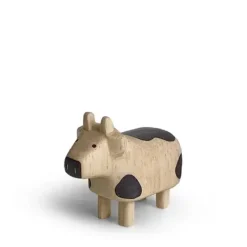 T-Lab Wooden Animal Zodiac Cow