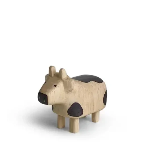 T-Lab Wooden Animal Zodiac Cow