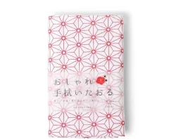Towel Red Asanoha