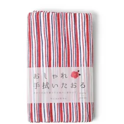 Towel Red Stripes