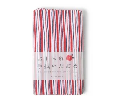 Towel Red Stripes