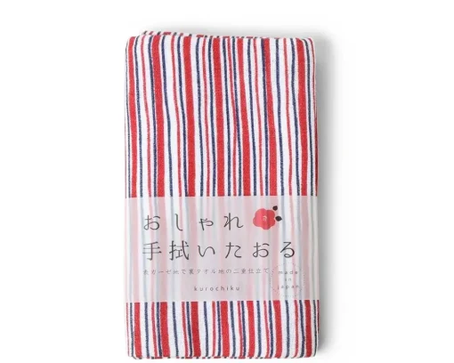 Towel Red Stripes