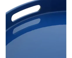 Tray Blue Round 13-1/2